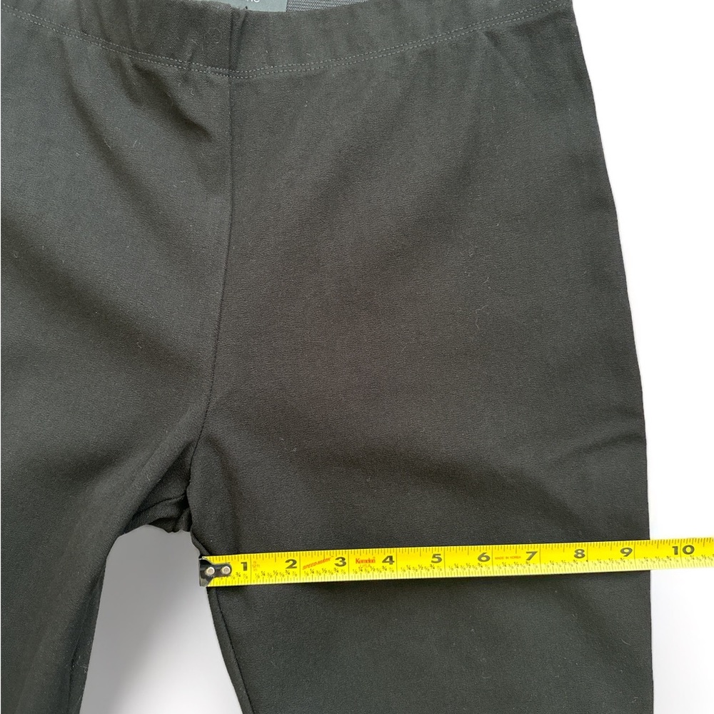 NWOT Karen Kane Black Piper Ribbon Border Ankle Pants - Size M Pull on Style - Picture 10 of 15